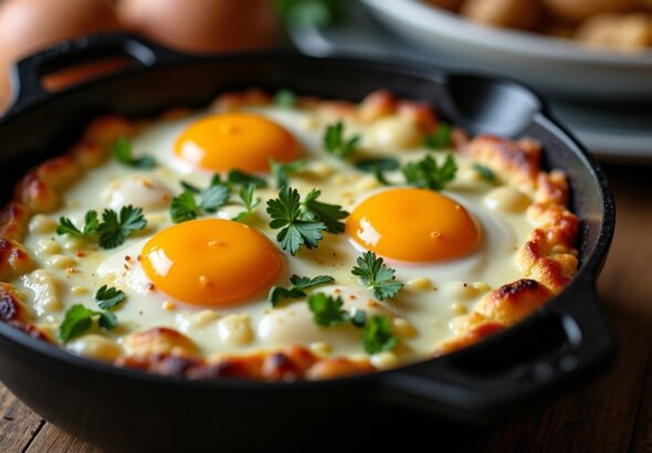 Oeuf cocotte au four : la recette facile pour un délice simple et gourmand