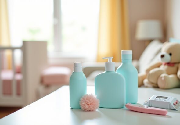 Trousse de toilette pour bébé : les essentiels à avoir pour les premiers soins à domicile