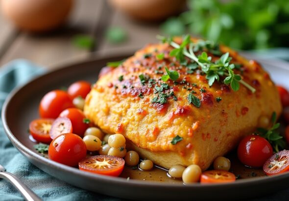 Escalope de poulet au four : la recette express pour un dîner gourmand et facile