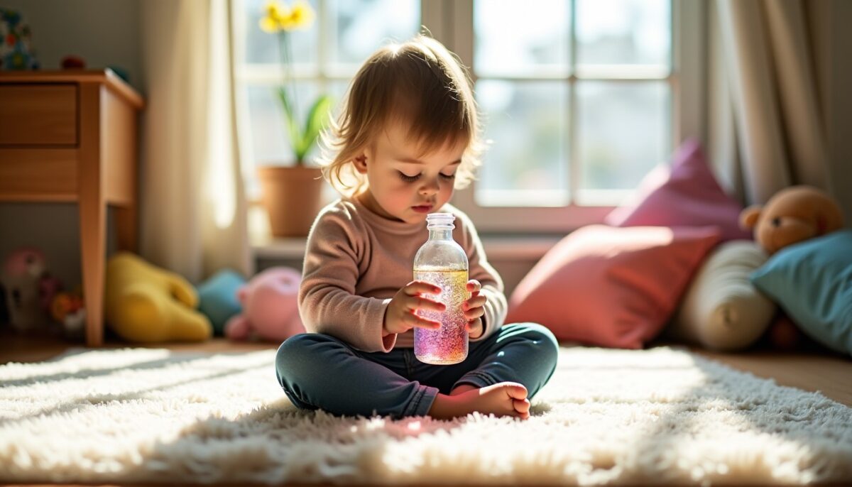 Bouteille sensorielle : un allié ludique pour calmer l’anxiété chez les enfants