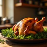 Poulet rôti parfait : secrets pour une peau croustillante et une chair savoureuse