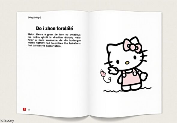 Hello Kitty à colorier : 5 dessins simples et ludiques pour divertir les enfants