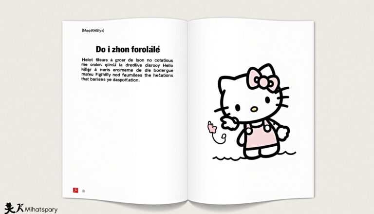 Hello Kitty à colorier : 5 dessins simples et ludiques pour divertir les enfants