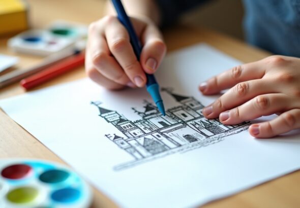 Châteaux à colorier : astuces créatives pour stimuler l’imagination des enfants