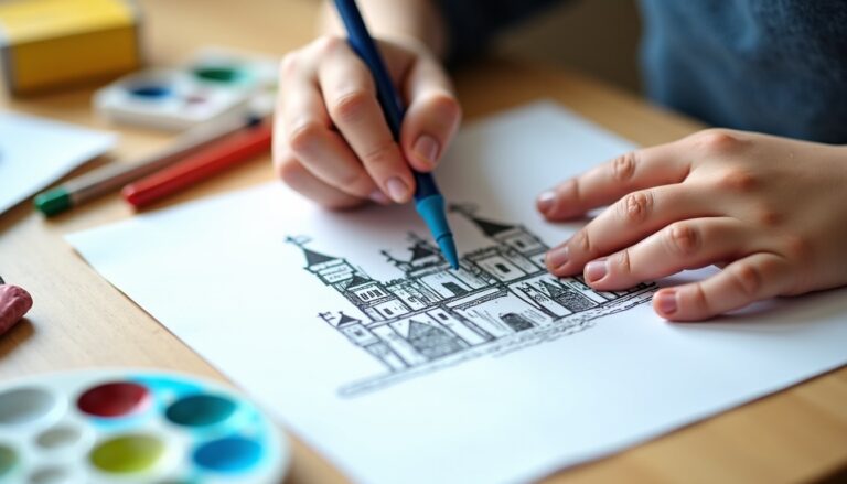 Châteaux à colorier : astuces créatives pour stimuler l’imagination des enfants