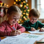 Coloriages de Noël gratuits à imprimer en format A4 : inspirations festives pour petits et grands