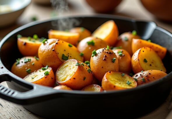 Pommes de terre sautées au four : la recette infaillible pour des pommes parfaitement dorées et croustillantes