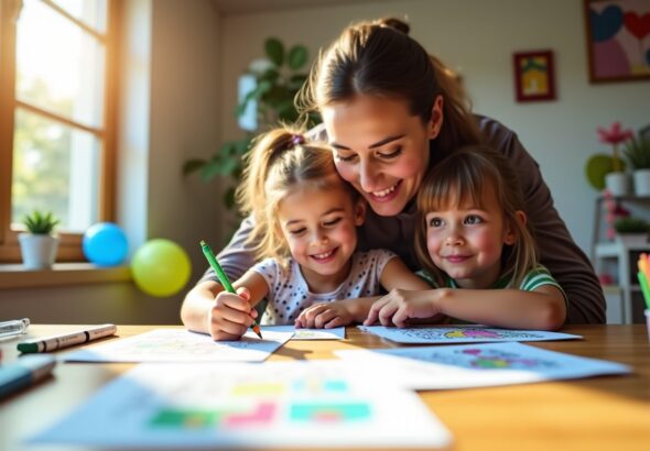 Anniversaire en famille : idées créatives de coloriage pour une fête inoubliable