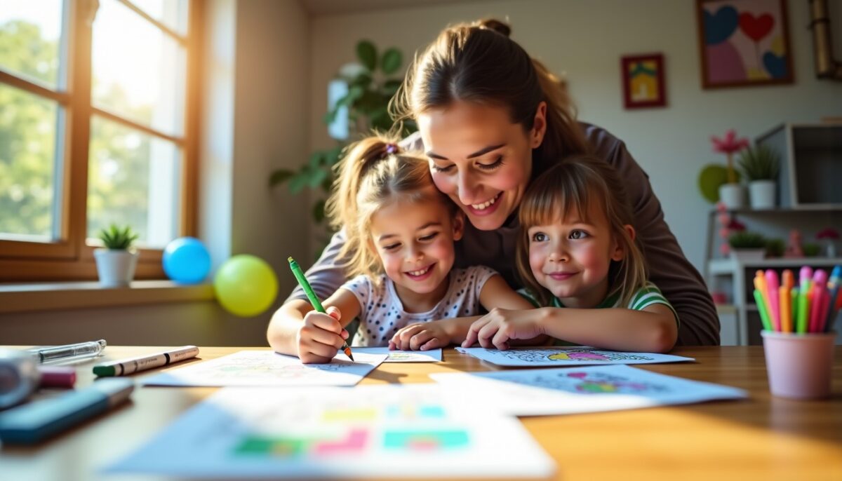 Anniversaire en famille : idées créatives de coloriage pour une fête inoubliable