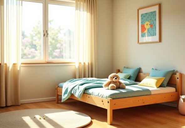 Guide complet des lits Montessori pour enfants : choix des dimensions et modèles adaptés à chaque âge et besoin