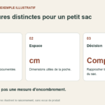 Comparaison visuelle des deux données séparées : capacité nominale, espace mesuré, puis rapprochement avec la référence.